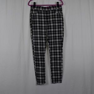 Wishful Park Black and White Plaid Pants Size Large